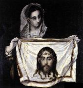 GRECO, El St Veronica Holding the Veil painting
